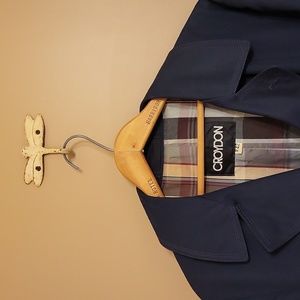 Croydon. Overcoat / Raincoat. Blue-grey. M 42R. Vintage.